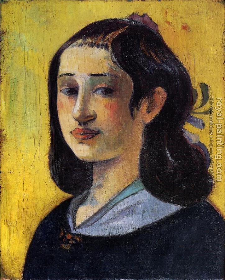 Paul Gauguin : Portrait of Aline Gauguin